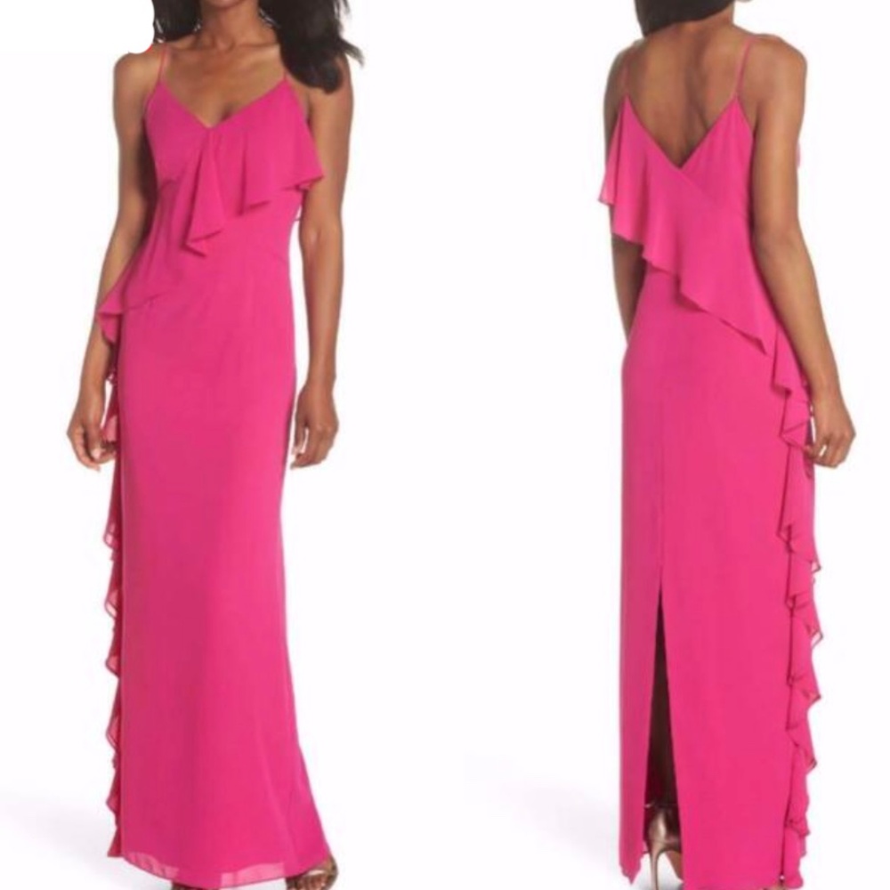 NWT Vince Camuto Pink Evening Gown Prom Dress